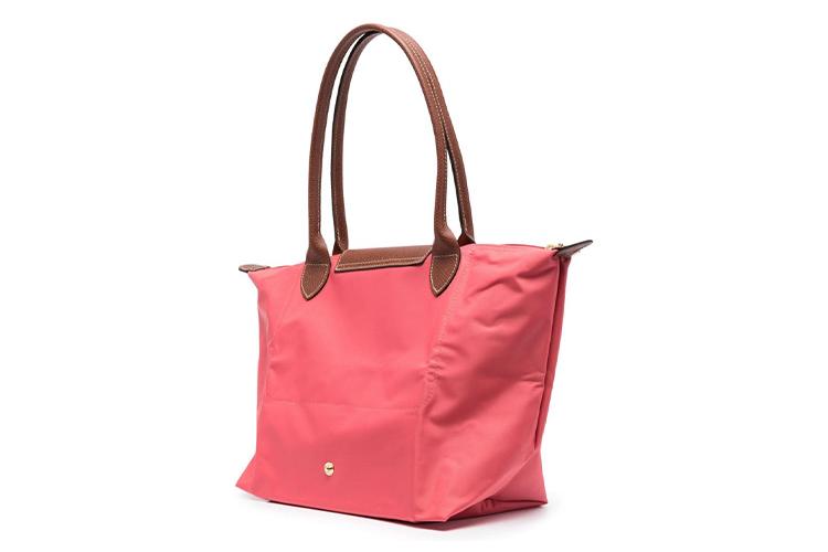 Плечевая сумка женская LONGCHAMP Le Pliage кораллово-красная