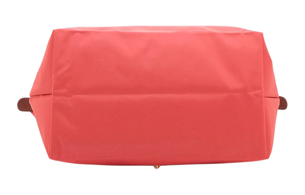 Плечевая сумка женская LONGCHAMP Le Pliage кораллово-красная