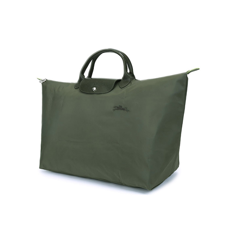 Дорожная сумка женская LONGCHAMP Le Pliage Dumpling Bag зеленая