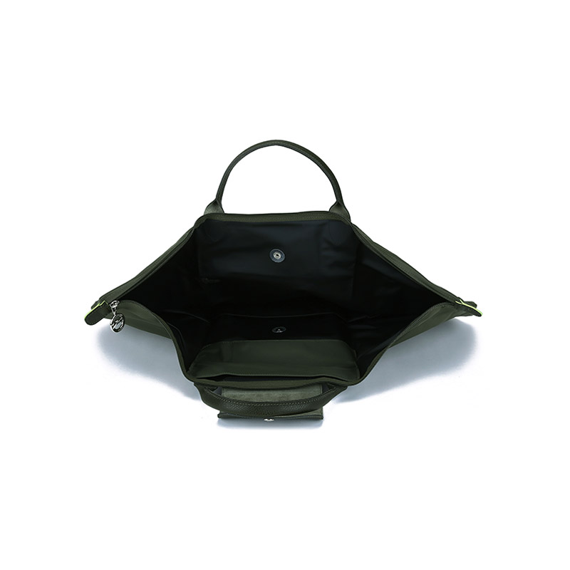 Дорожная сумка женская LONGCHAMP Le Pliage Dumpling Bag зеленая