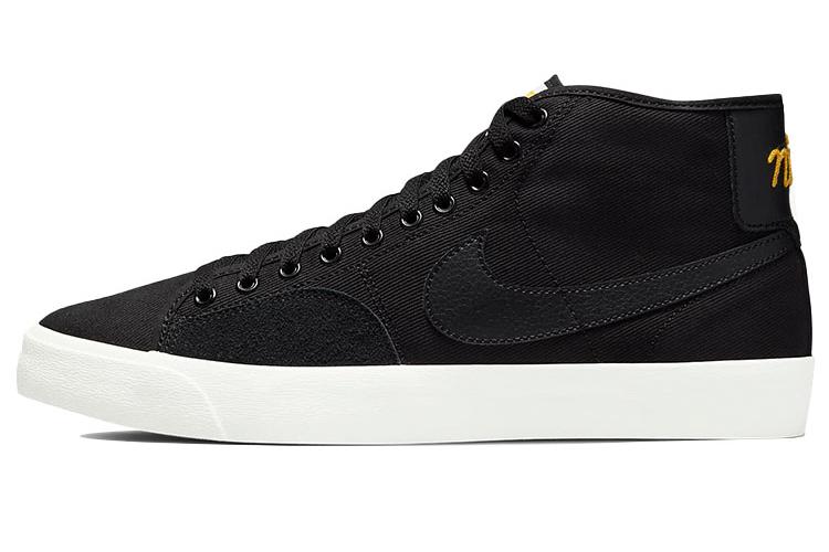Кеды унисекс Nike Blzr Court Mid Premium черные, 36.5 EU