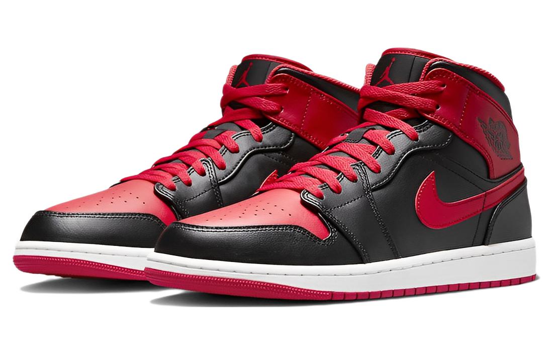 Кроссовки мужские Air Jordan 1 Mid Alternate Bred 2022, 42.5 EU