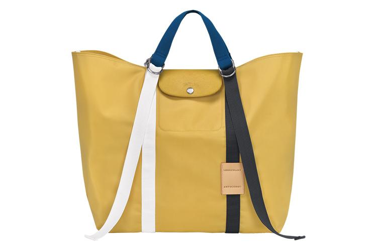 Сумка женская LONGCHAMP Le Pliage Re play горчично-жёлтая