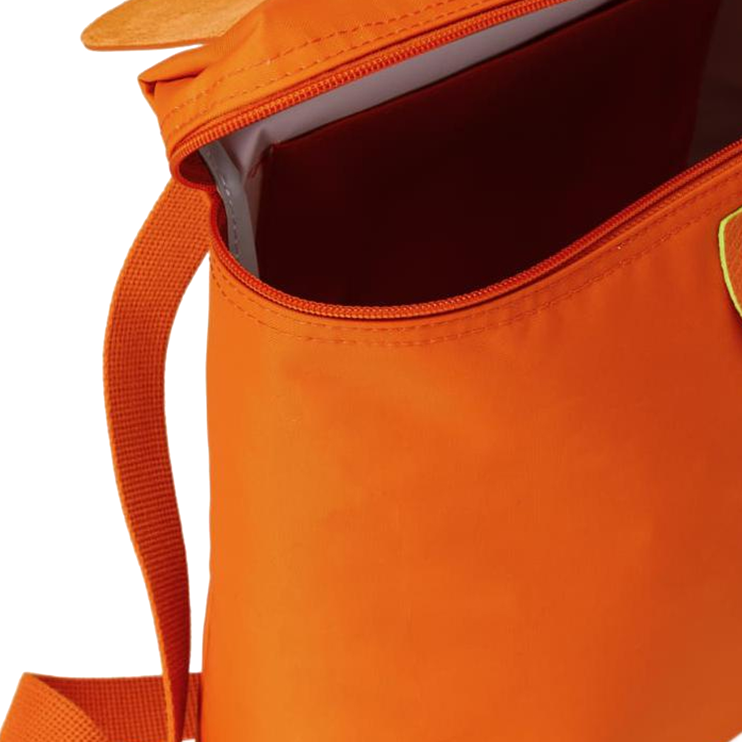 Рюкзак женский LONGCHAMP Le Pliage Green Cow Leather, carrot