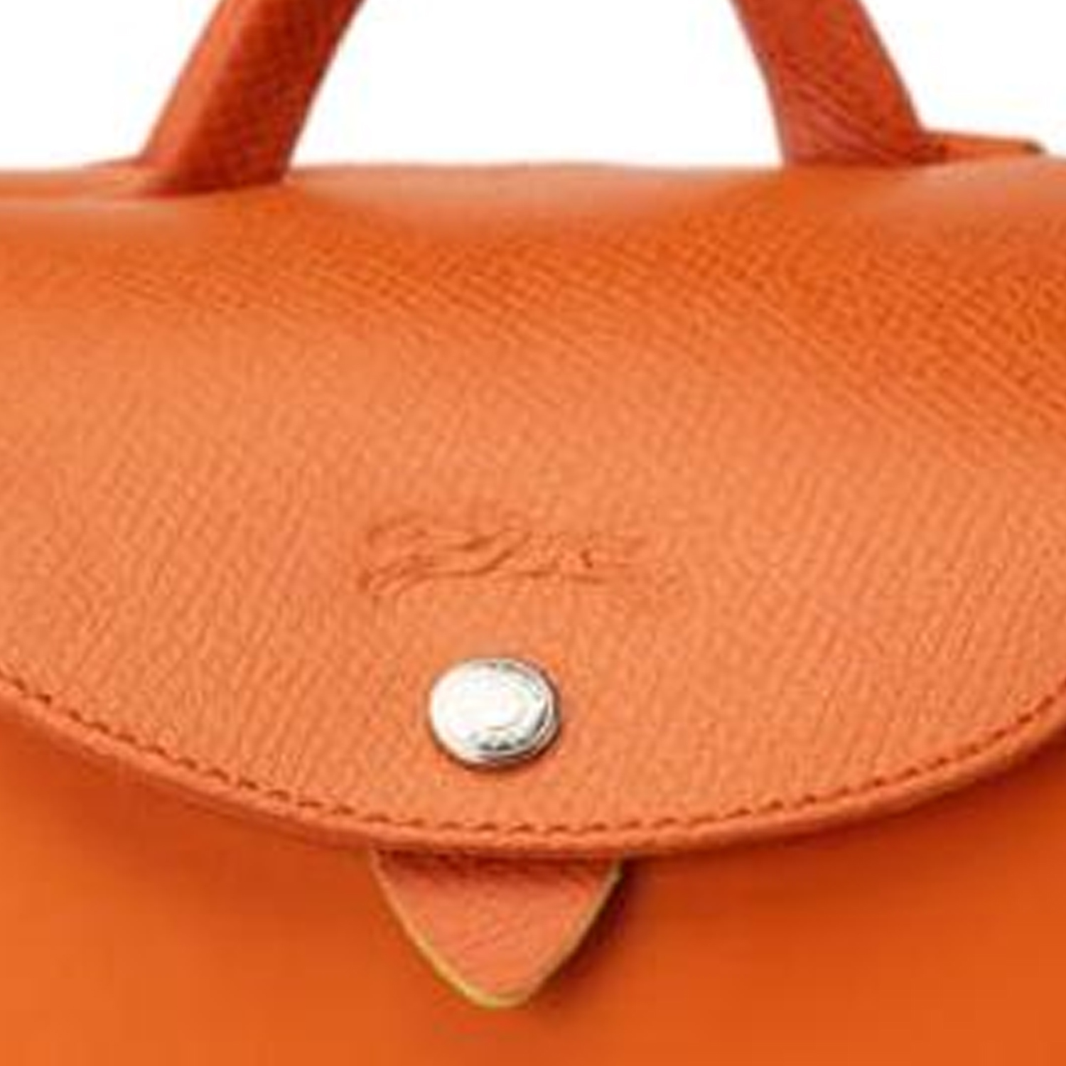 Рюкзак женский LONGCHAMP Le Pliage Green Cow Leather, carrot