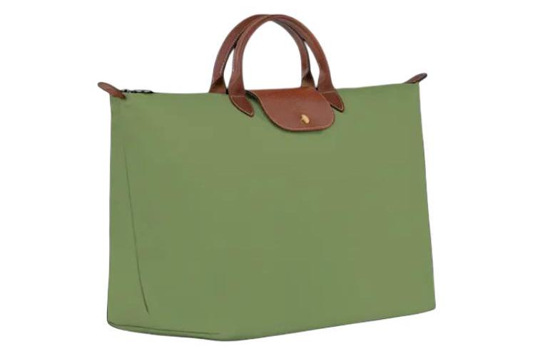 Саквояж женский LONGCHAMP Le Pliage Cuir авокадо-зеленый