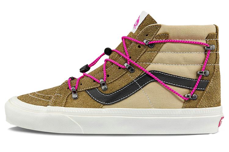 Кроссовки унисекс Vans SK8 HI Echo Dx коричневые, 40 EU