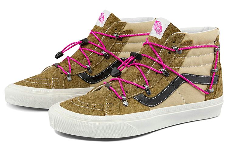 Кроссовки унисекс Vans SK8 HI Echo Dx коричневые, 40 EU
