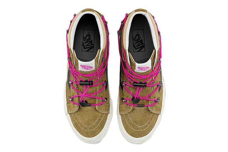 Кроссовки унисекс Vans SK8 HI Echo Dx коричневые, 40 EU