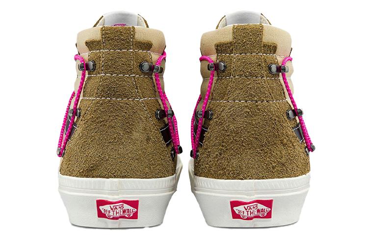 Кроссовки унисекс Vans SK8 HI Echo Dx коричневые, 40 EU