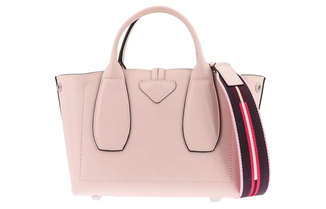 Сумка женская LONGCHAMP Roseau Calfskin Small Size светло-розовая