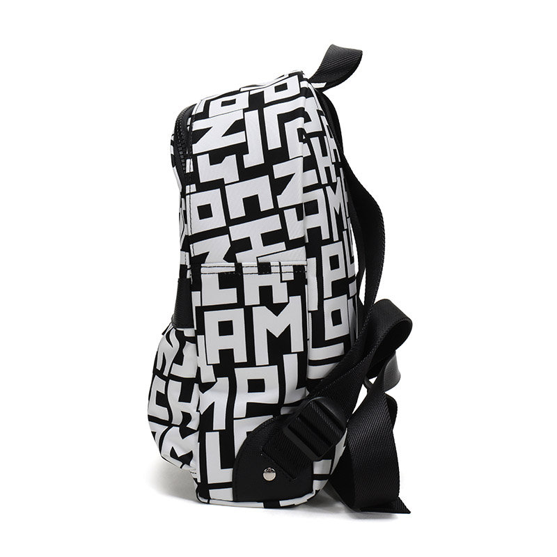 Рюкзак женский LONGCHAMP Le Pliage LGP черный и белый