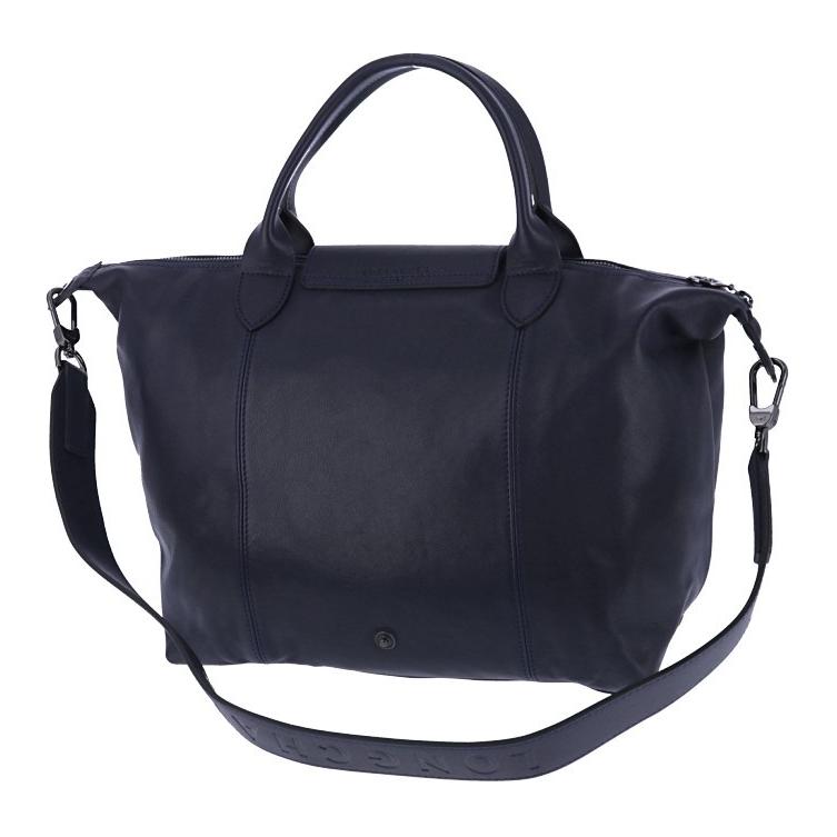 Сумка женская LONGCHAMP Le Pliage Cuir Dumpling Bag морской синий