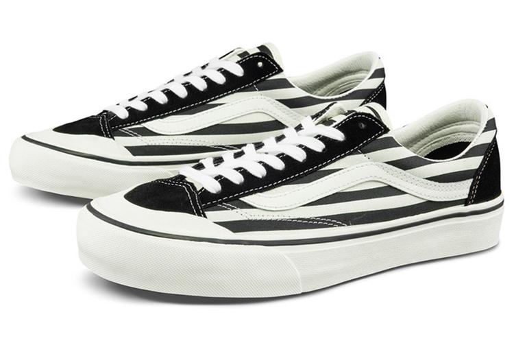 Кроссовки унисекс Vans Style 36 черно-белые, 37 EU