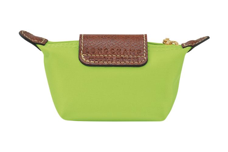 Косметичка женская LONGCHAMP Le Pliage Coin Purse зелёная