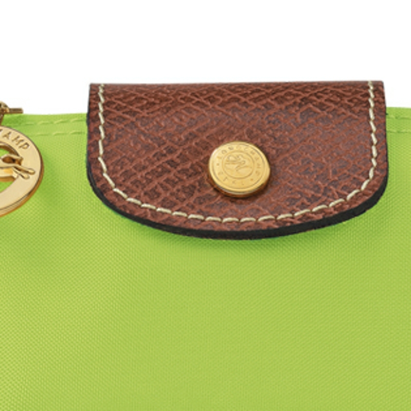 Косметичка женская LONGCHAMP Le Pliage Coin Purse зелёная