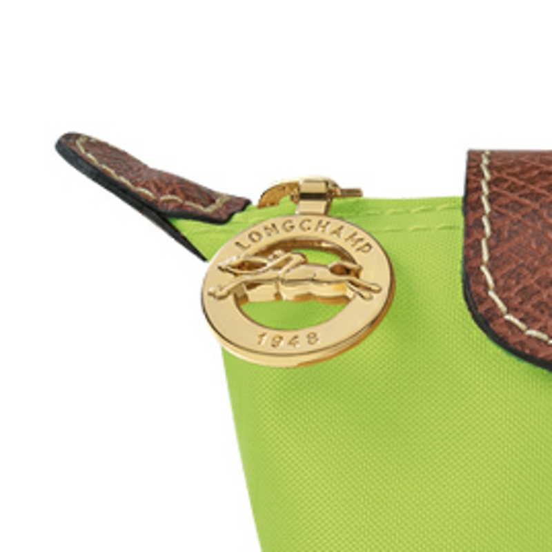 Косметичка женская LONGCHAMP Le Pliage Coin Purse зелёная