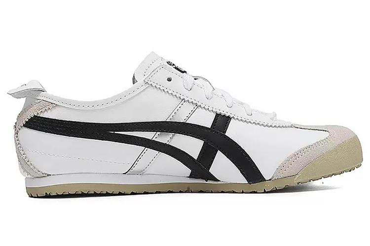 Кроссовки унисекс Onitsuka Tiger MEXICO 66 белые серебристые черные, 38 EU
