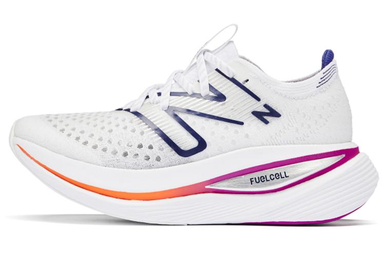 Кроссовки женские New Balance FuelCell SuperComp Trainer белые, синие, магентовые