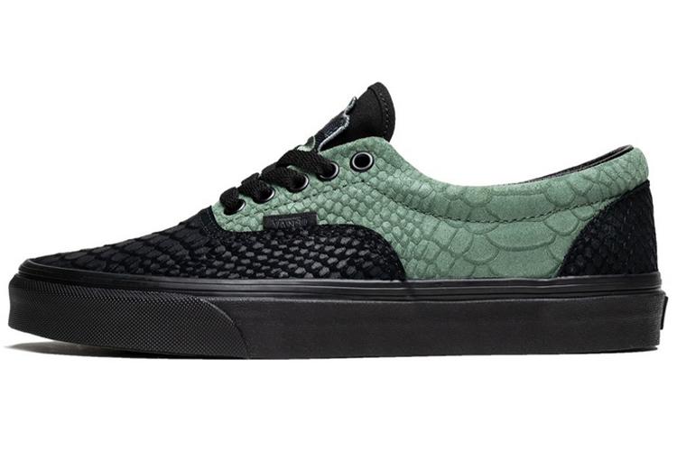 Кеды унисекс Vans Era Slytherin зеленые-черные, 35 EU