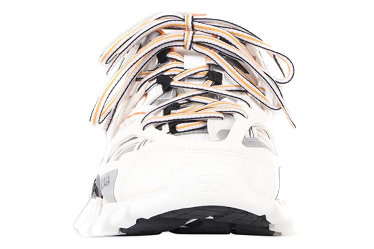 Кроссовки мужские Balenciaga Track 1.0 Mules белые, оранжевые, 39 EU