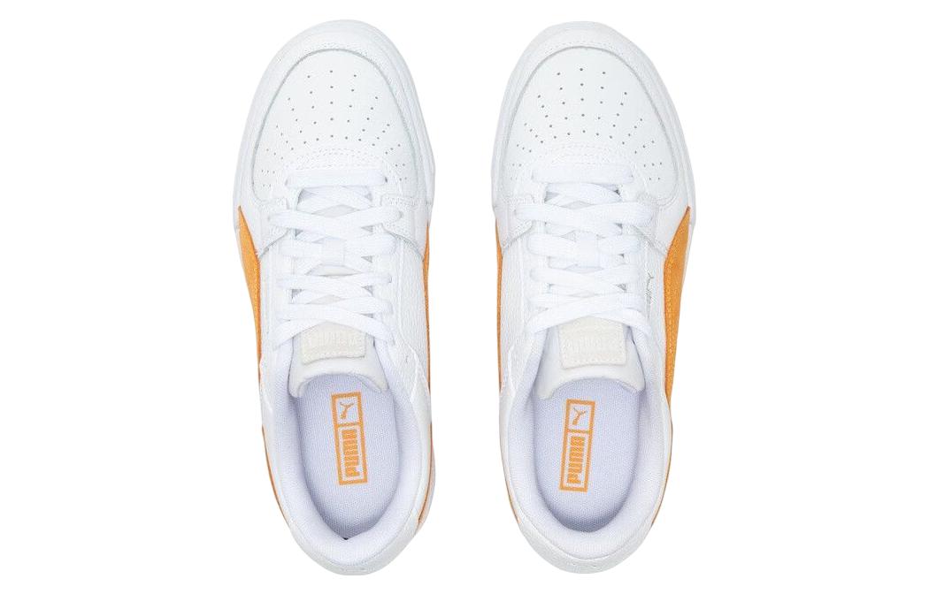 Кроссовки унисекс PUMA Cali Pro Suede белые, оранжевые, 35.5 EU