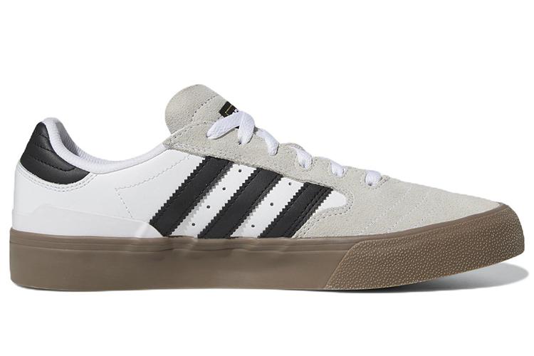 Велотуфли мужские Adidas Busenitz Vulc II белые, черные, 40 2/3 EU