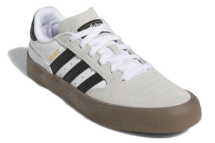 Велотуфли мужские Adidas Busenitz Vulc II белые, черные, 40 2/3 EU