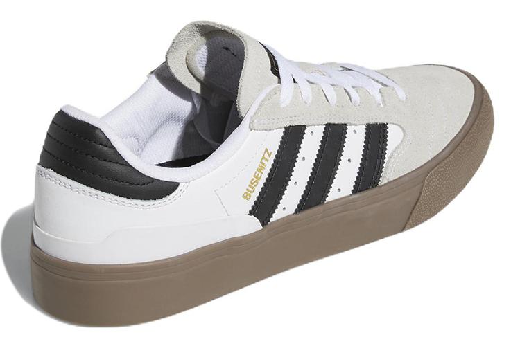 Велотуфли мужские Adidas Busenitz Vulc II белые, черные, 40 2/3 EU
