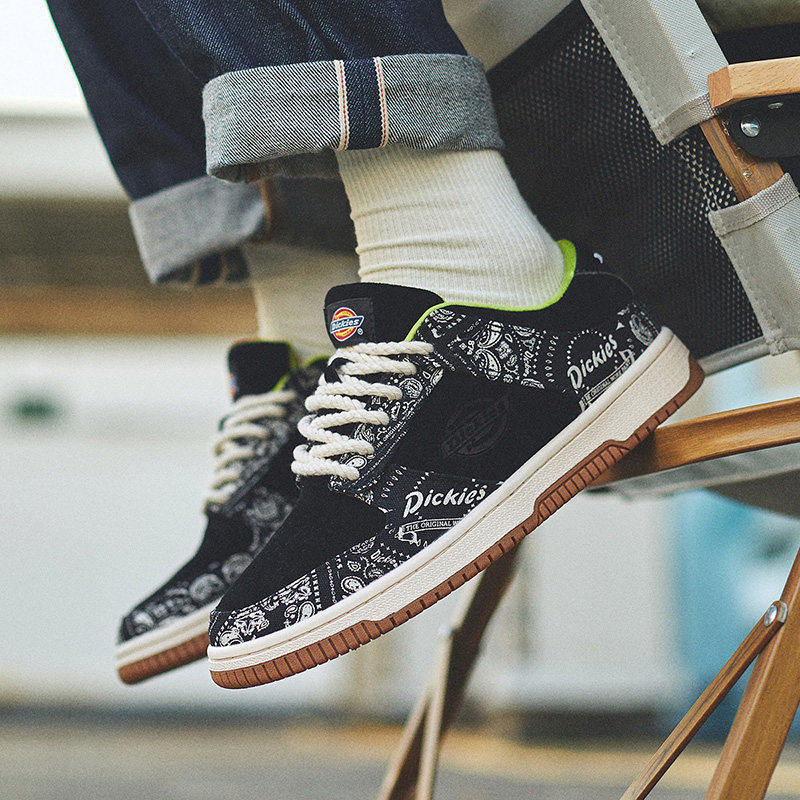 Кеды мужские Dickies 223M50LXS59C черно-белые, 43 EU