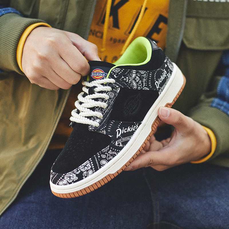 Кеды мужские Dickies 223M50LXS59C черно-белые, 43 EU