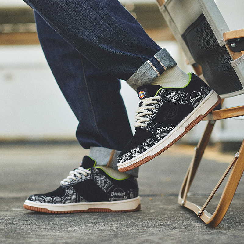 Кеды мужские Dickies 223M50LXS59C черно-белые, 43 EU