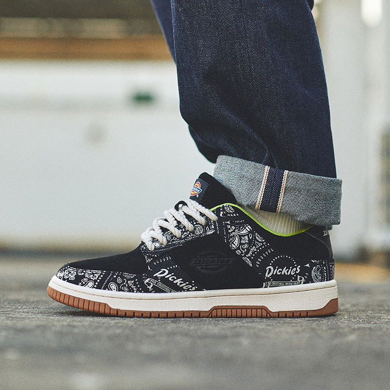 Кеды мужские Dickies 223M50LXS59C черно-белые, 43 EU