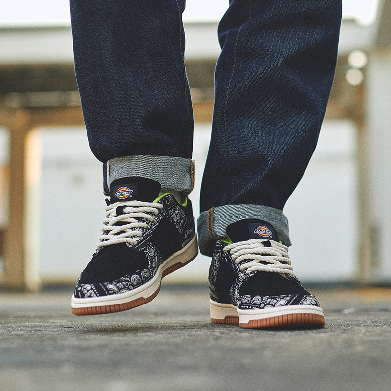 Кеды мужские Dickies 223M50LXS59C черно-белые, 43 EU