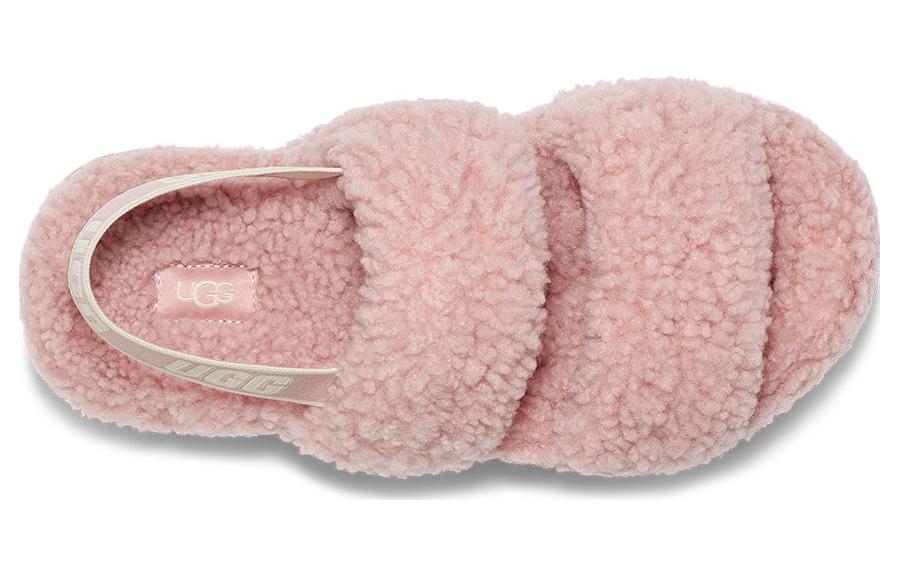 Домашние тапочки женские UGG Oh Fluffita, розово-серые, 36 EU