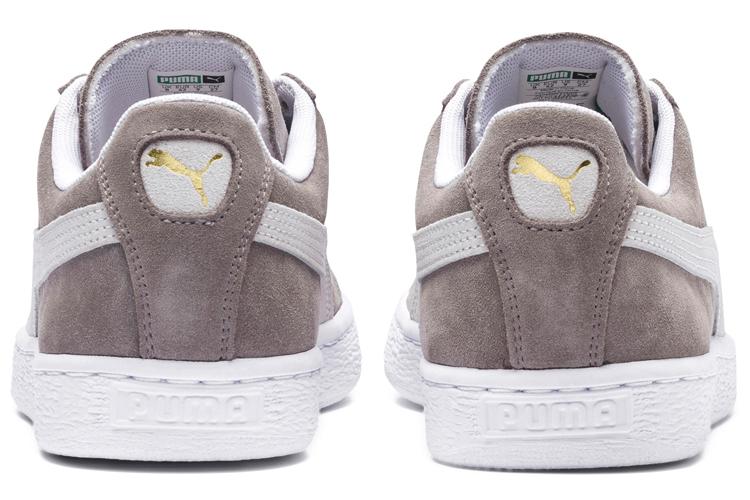 Кроссовки унисекс PUMA Suede Classic+, steeple gray white, 44.5 EU