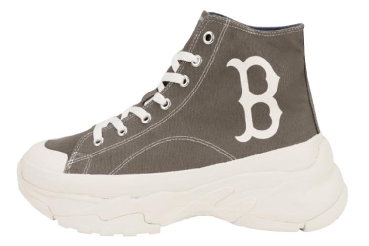 Кроссовки унисекс MLB 32SHU1111-43M серо-меланжевые