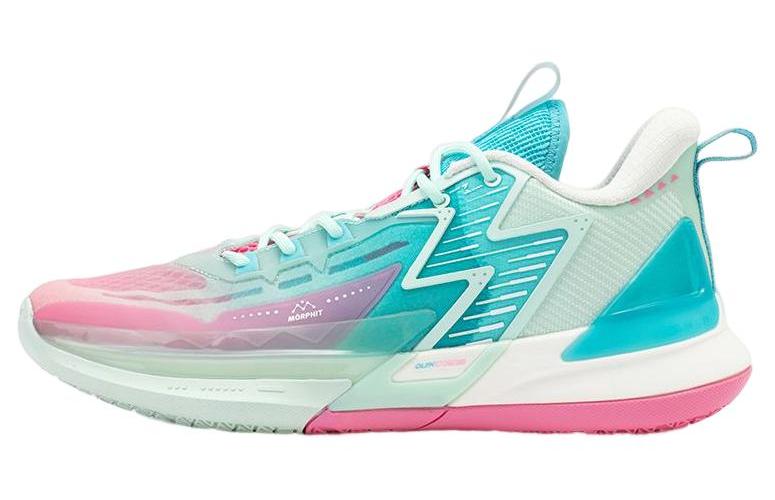 Мужские кроссовки 361° Big3 4.0 SWITCH низкие антискользящие розовые зеленые