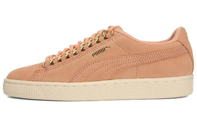 Кеды женские PUMA Suede X Chain золотые