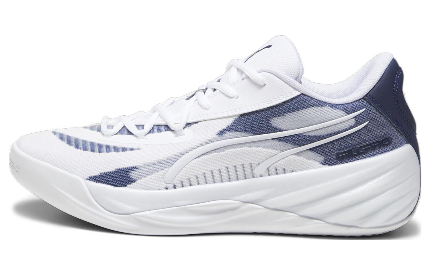 Кроссовки мужские Puma All-Pro Nitro белые, синие