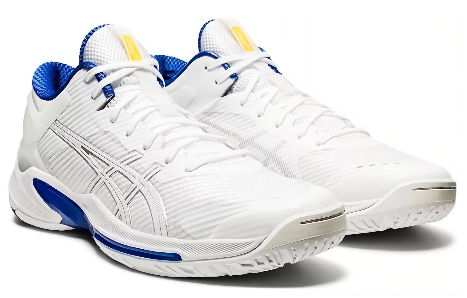 Спортивные кроссовки мужские ASICS Gel Burst 24 Low белые, синие, 42 EU