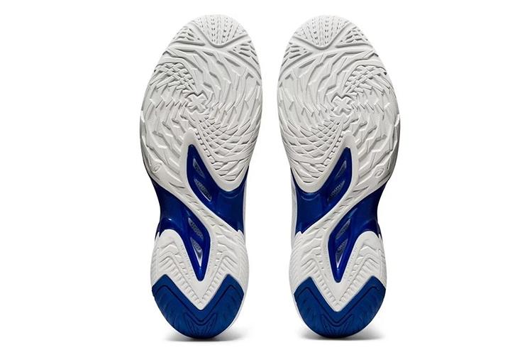 Спортивные кроссовки мужские ASICS Gel Burst 24 Low белые, синие, 42 EU