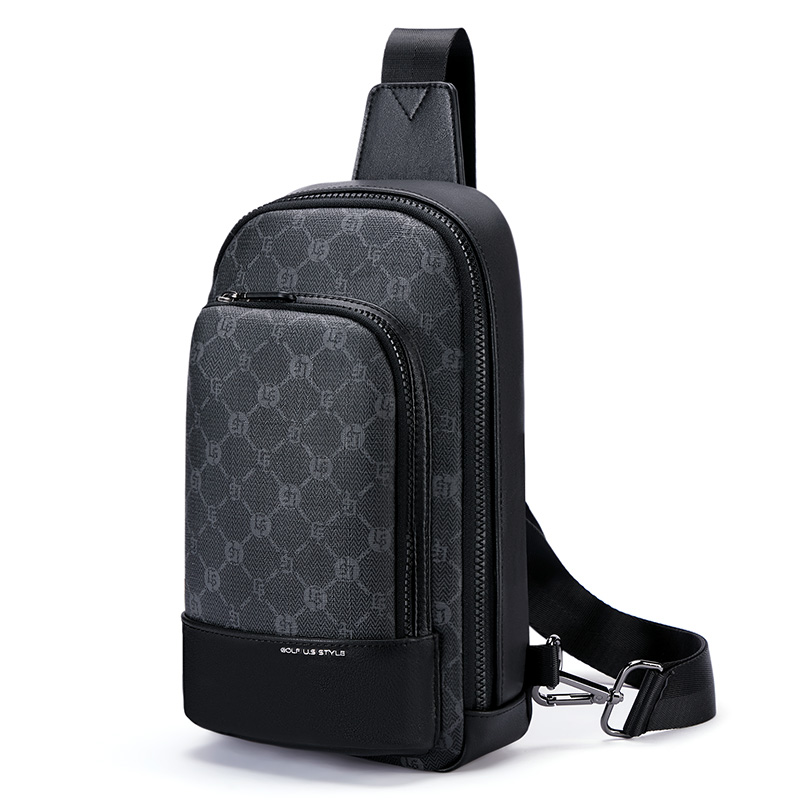 Сумка мужская GOLF PVC черная, M