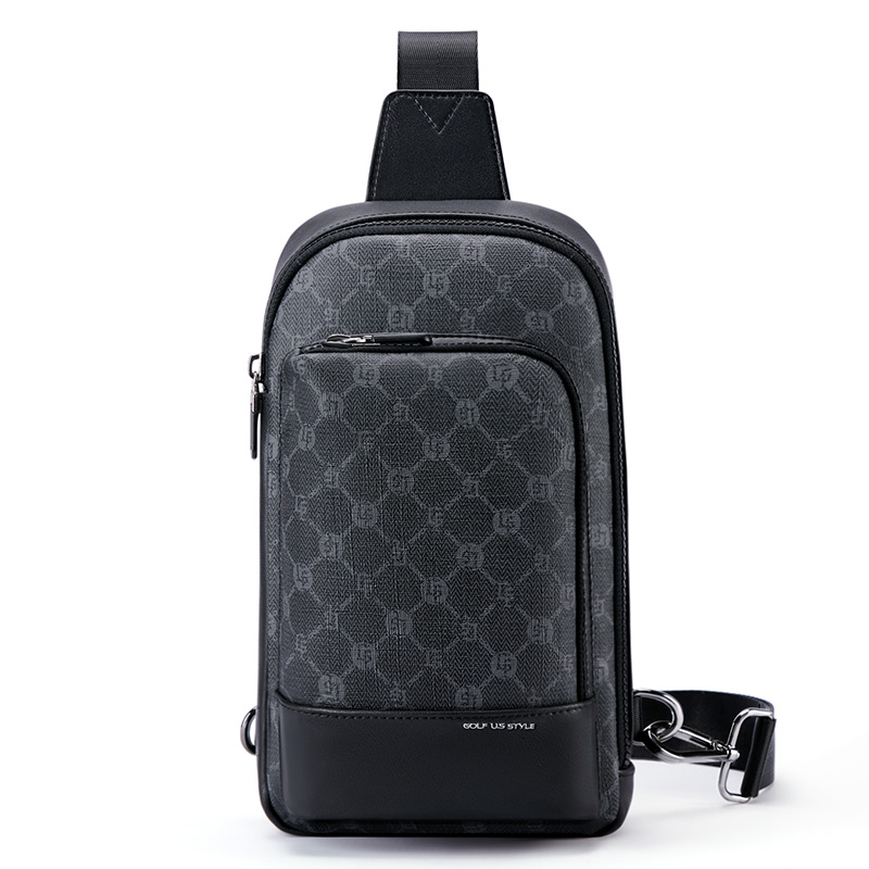 Сумка мужская GOLF PVC черная, M