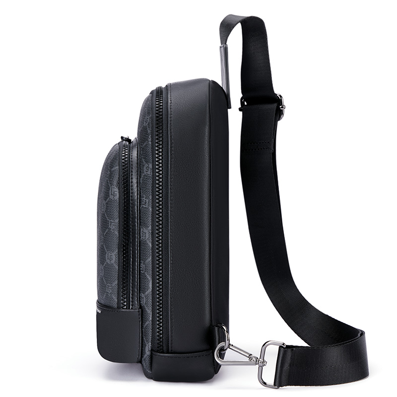 Сумка мужская GOLF PVC черная, M