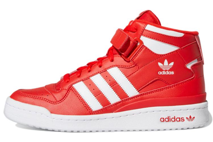 Кроссовки мужские Adidas Forum Mid красные, 43 1/3 EU