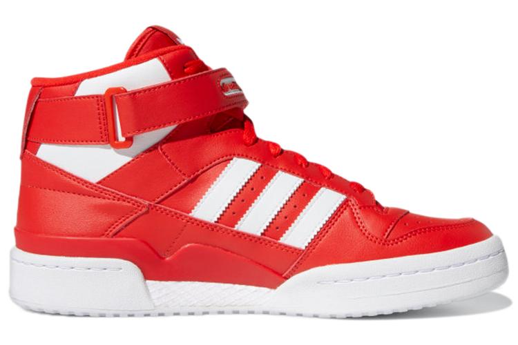 Кроссовки мужские Adidas Forum Mid красные, 43 1/3 EU