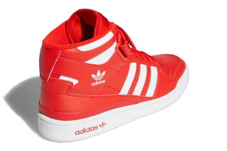 Кроссовки мужские Adidas Forum Mid красные, 43 1/3 EU