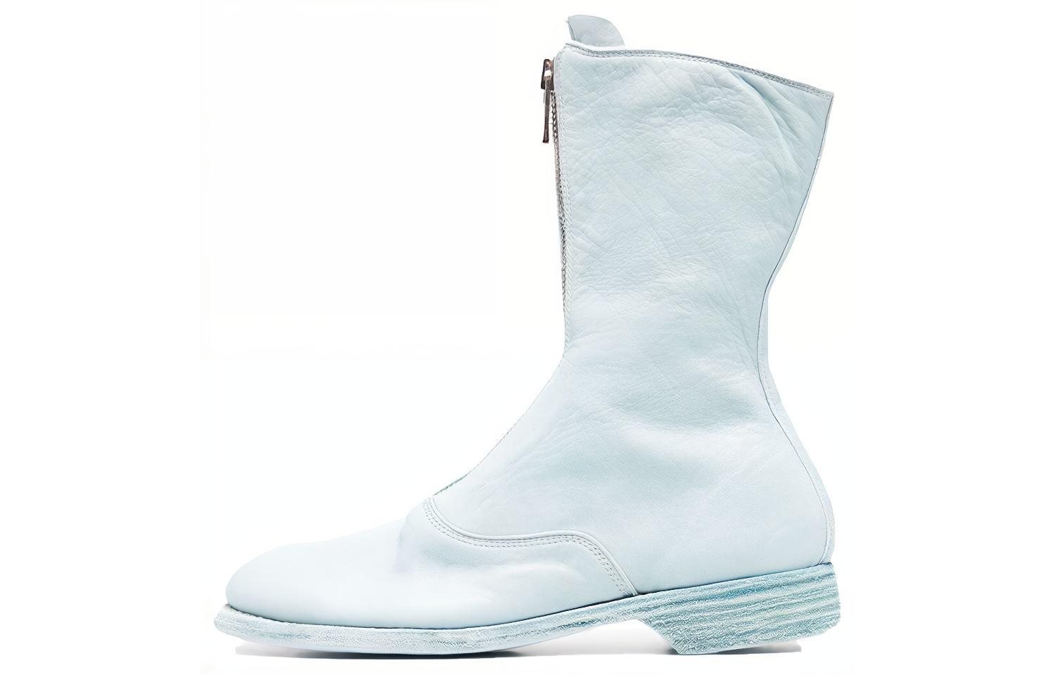 Полусапоги женские GUIDI 310WSOFTHORSEFULLGRAIN голубые, 37 EU