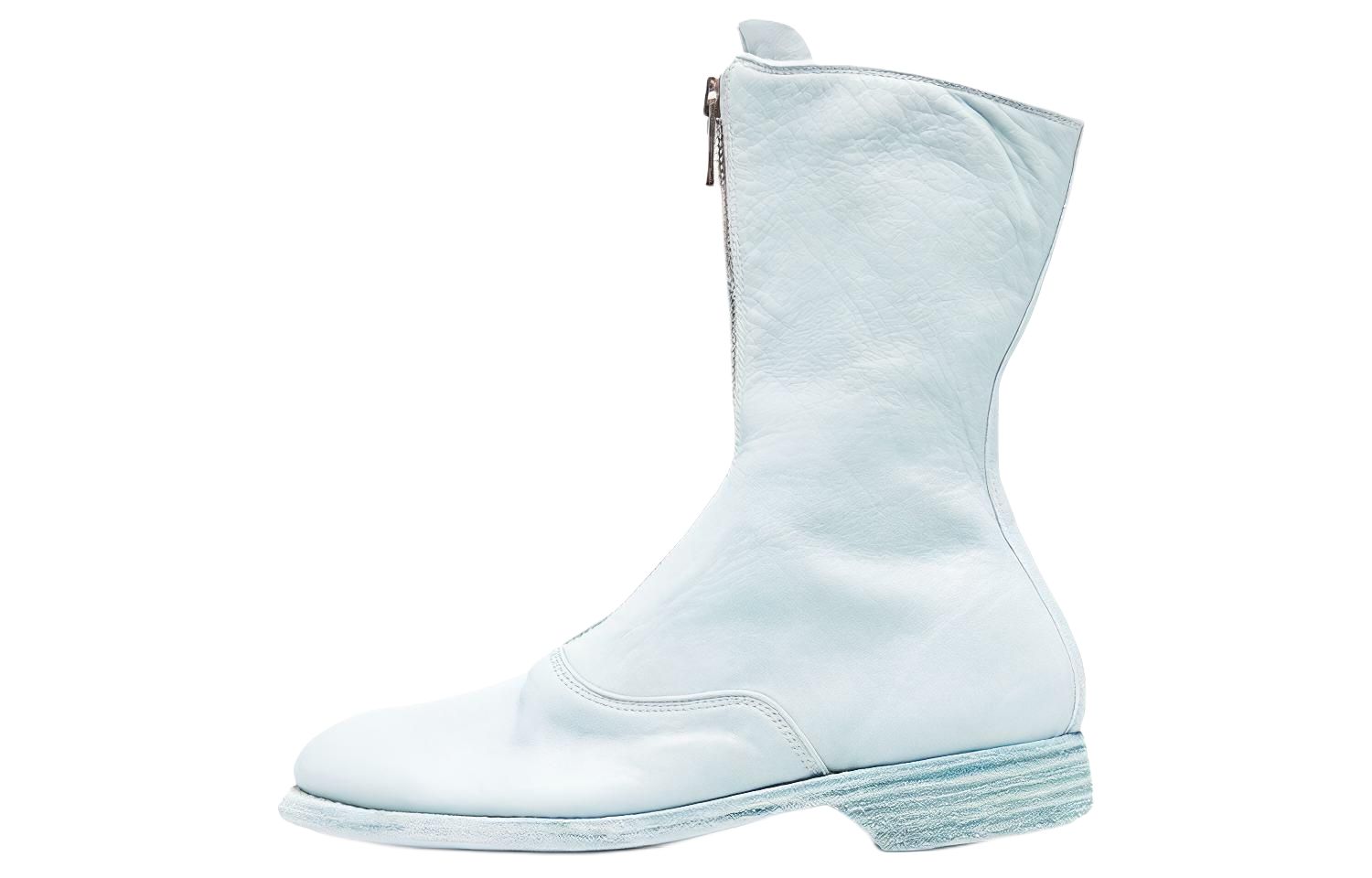 Полусапоги женские GUIDI 310WSOFTHORSEFULLGRAIN голубые, 37 EU